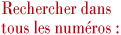 Rechercher dans tous les num�ros Image & Nature